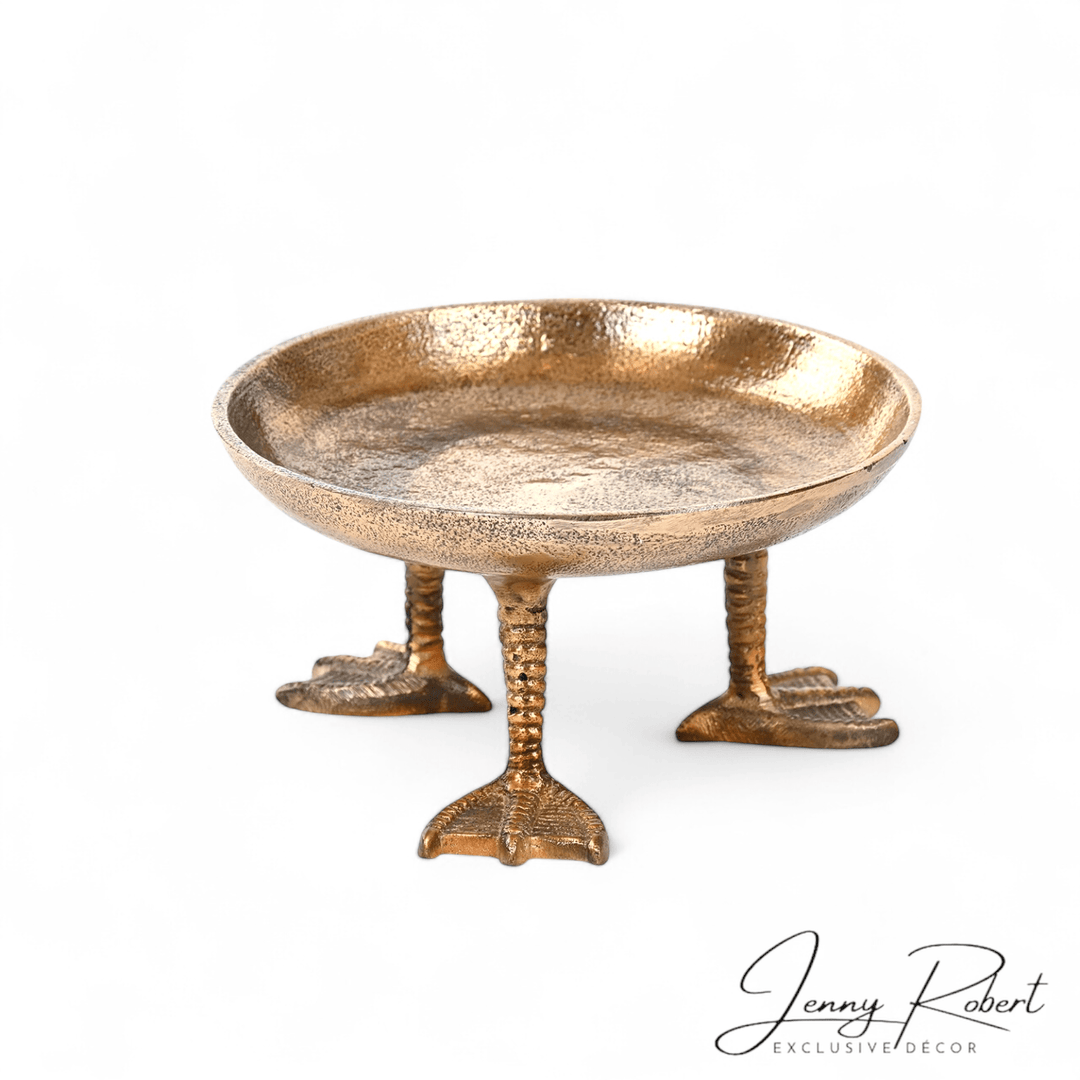 Tray on Duck Legs (Brass Finish)