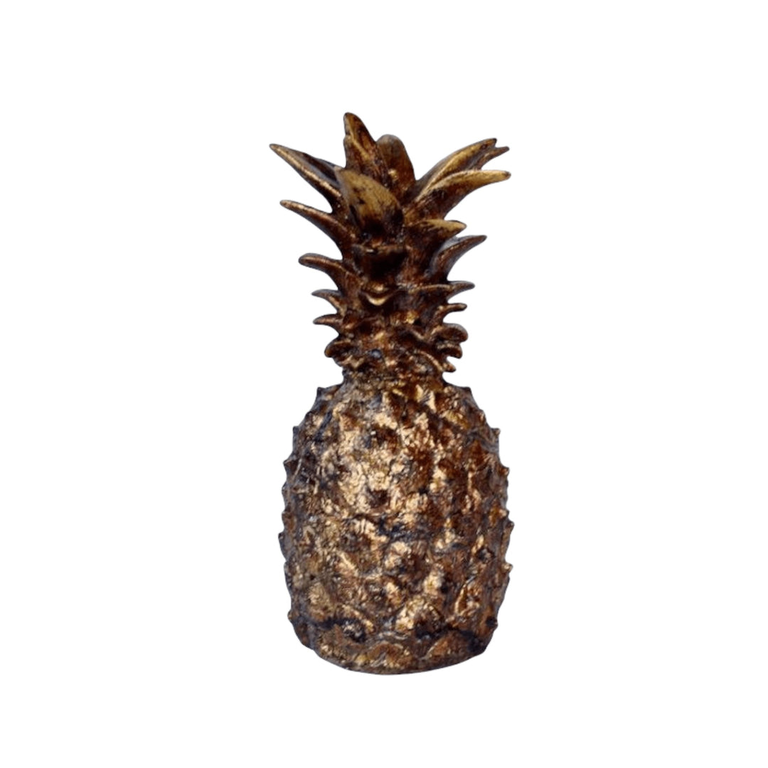 Pineapple Antique Gold or Silver Resin