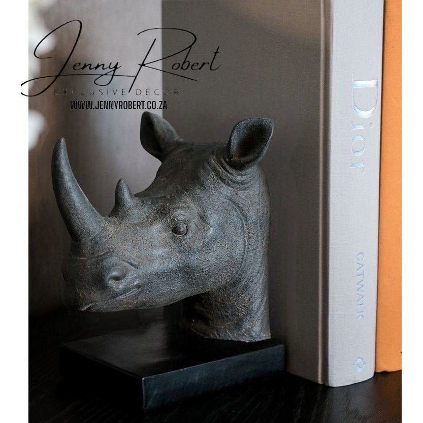 Bookends Rhino Set